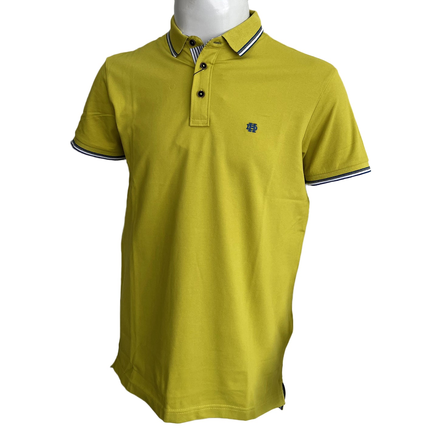 Mens Polo Slim Fit Lime T- Shirt