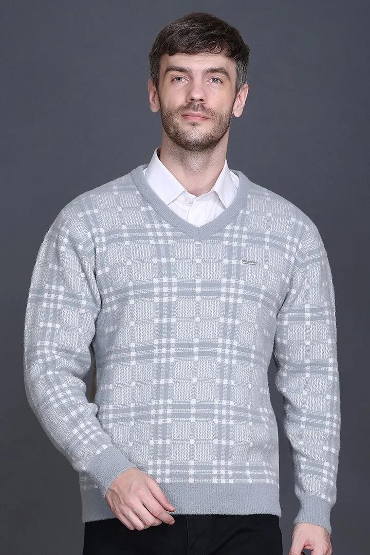 Men's Heavyweight Pullover - Warm & Cozy V-Neck Sweater | Anti-Pilling