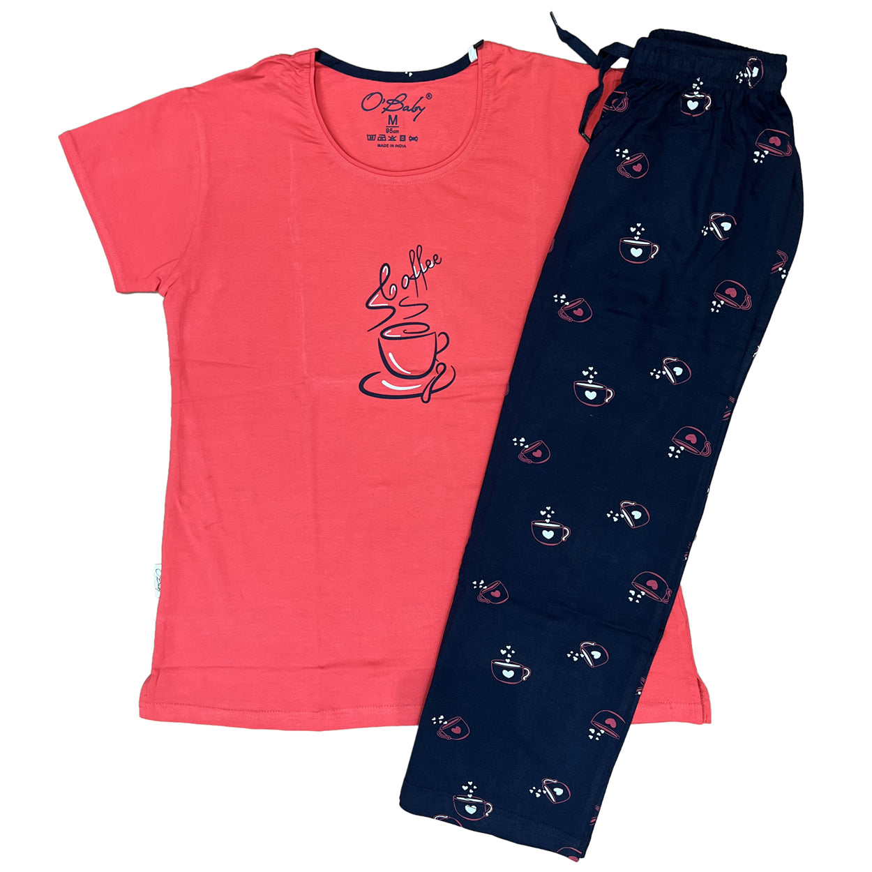 Ladies Red Night Suit