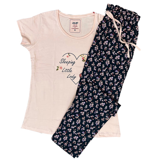 Ladies Peech Night Suit