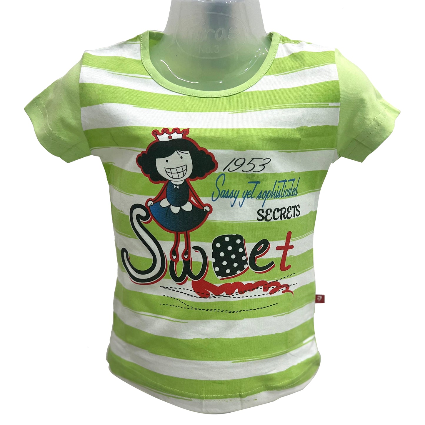 Proteens Girls Green and White T- Shirt R6221