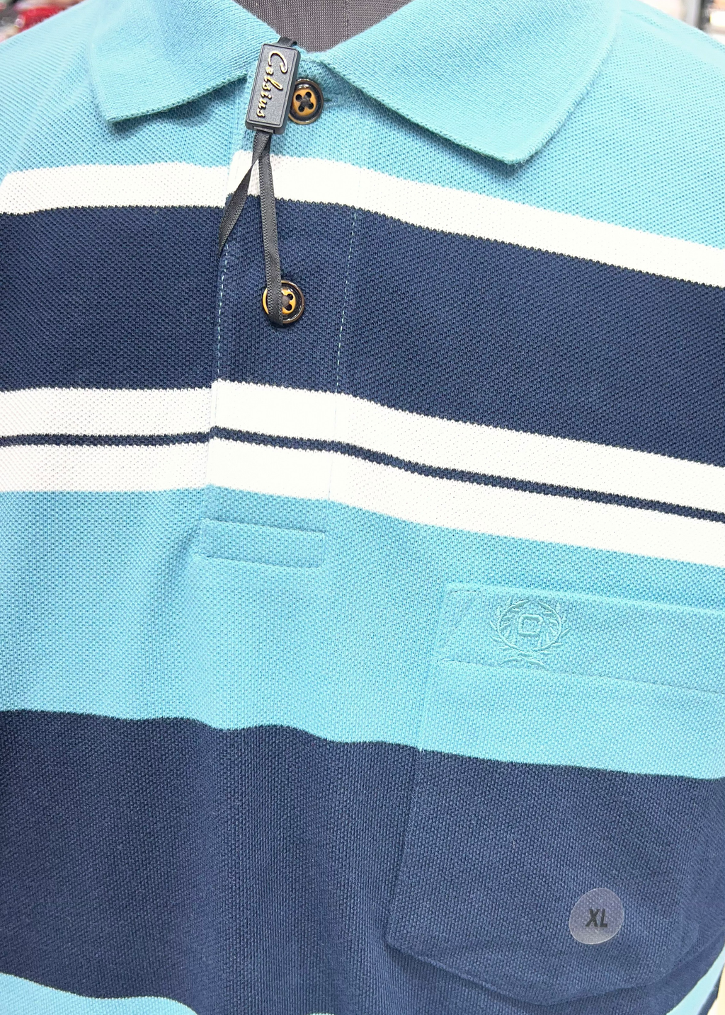 Water Blue Fahrenheit Polo T-shirt - 125551c