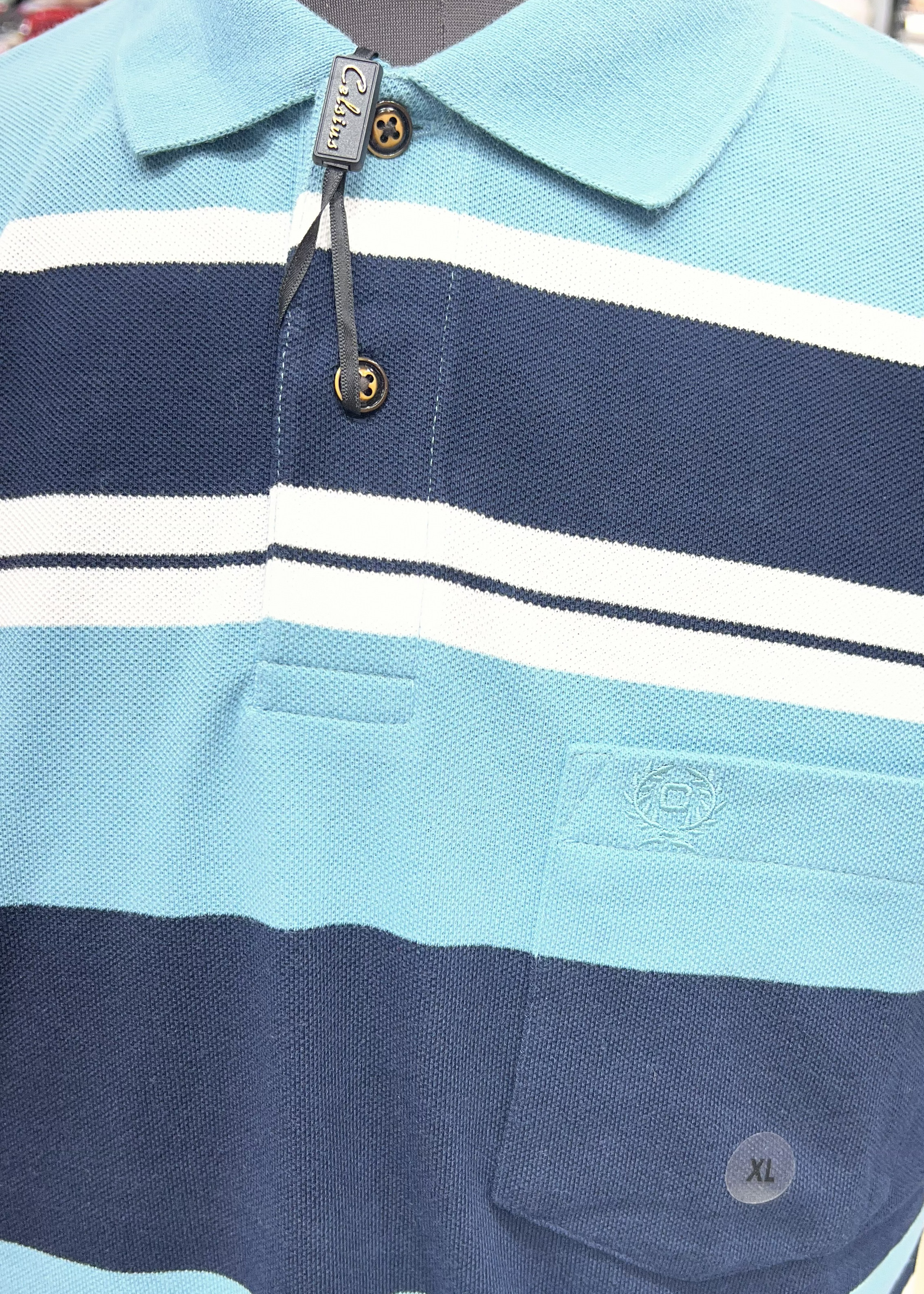Water Blue Fahrenheit Polo T-shirt - 125551c