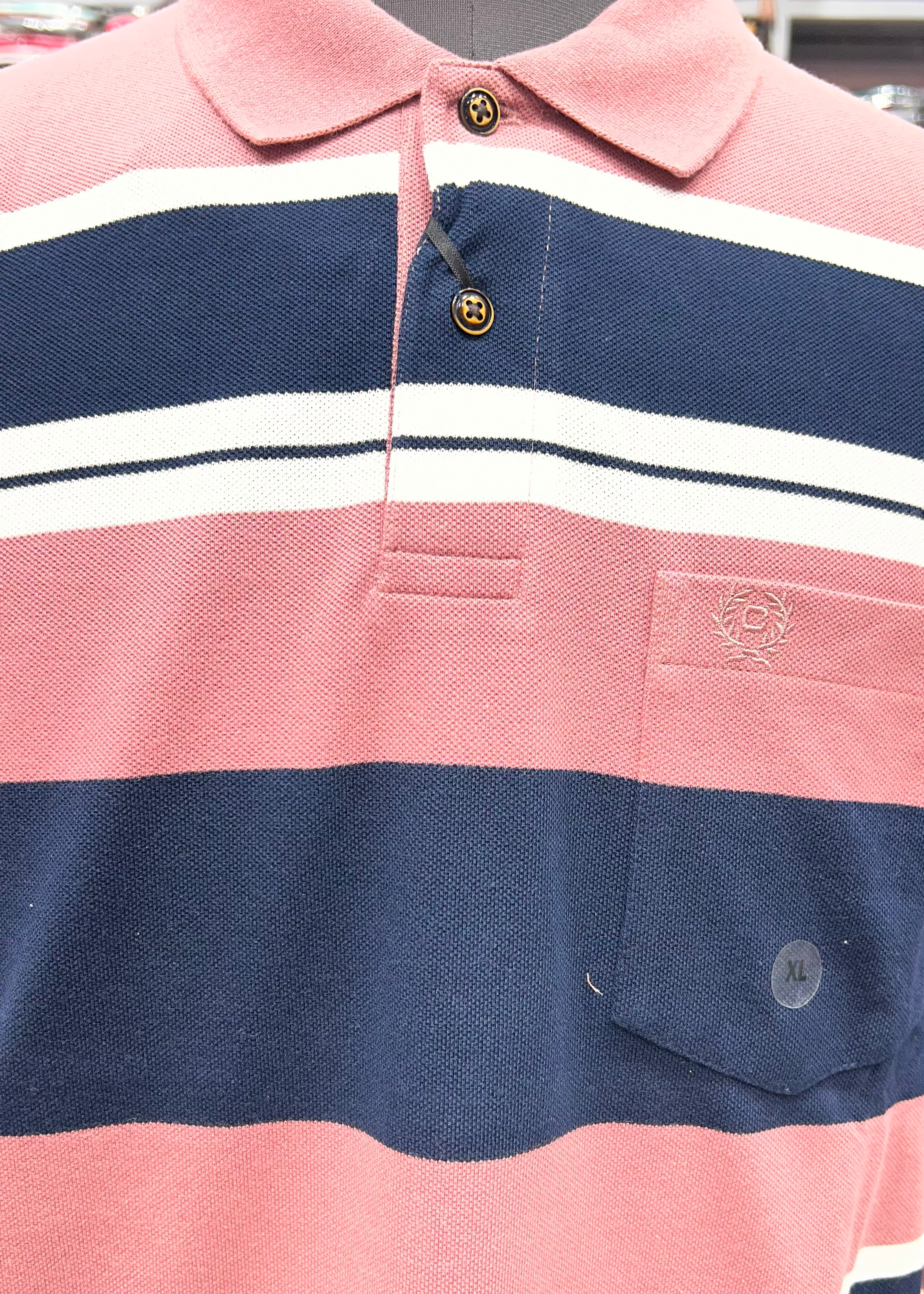 Powdered Rose Fahrenheit Polo T-shirt - 125551c