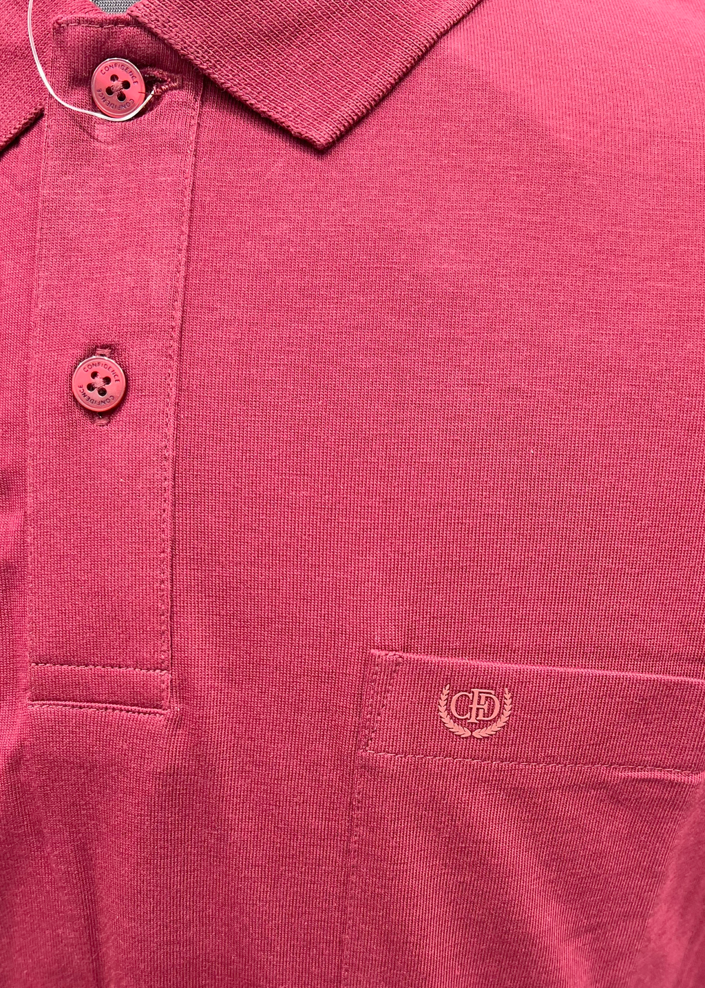 Confidence Maroon Full Sleeve Polo
