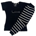 O Baby Girls Black Night Suit