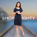 Kanvin Blue Short Nighty
