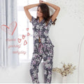 Juliet Front Open Collar Night Suit