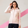 Kayal Pink Sweat Shirt with Hoodie