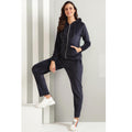Kayal Blue Track Suit with Hoodie