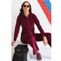 Kayal Wine Track Suit with Hoodie